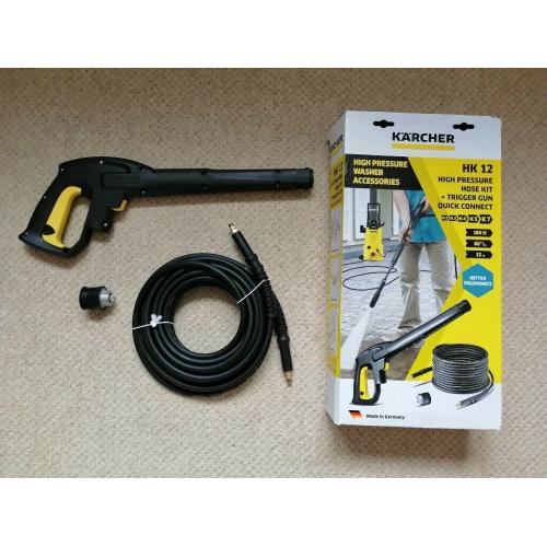 Karcher HK12 High Pressure Hose Kit & Trigger Gun Quick Connect.