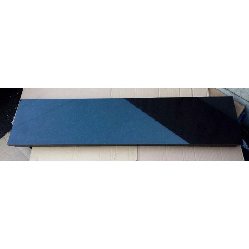54 in. Black Granite Back and Hearth Set (Brand New) Top Quality