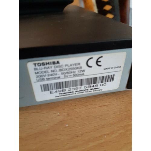 Toshiba blueray dvd player