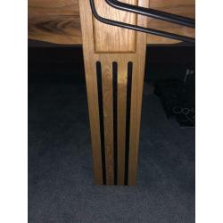 8ft by 4ft Ritz Art Deco oak snooker table