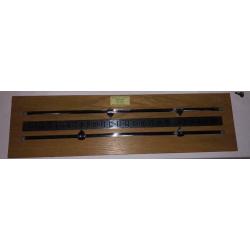 8ft by 4ft Ritz Art Deco oak snooker table