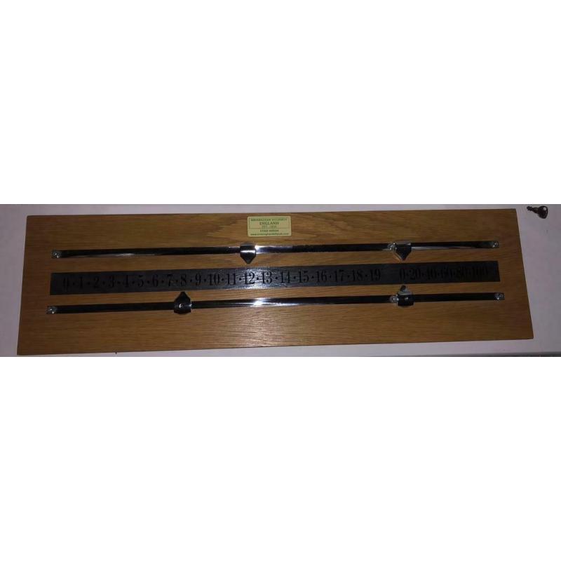 8ft by 4ft Ritz Art Deco oak snooker table