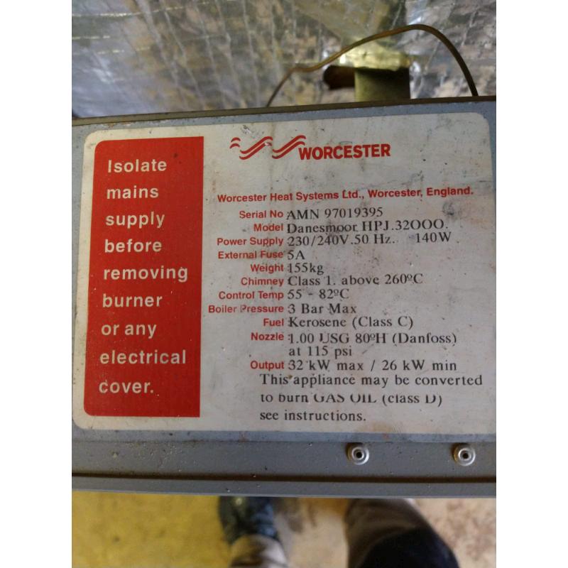 WORCESTER Danesmoor boiler