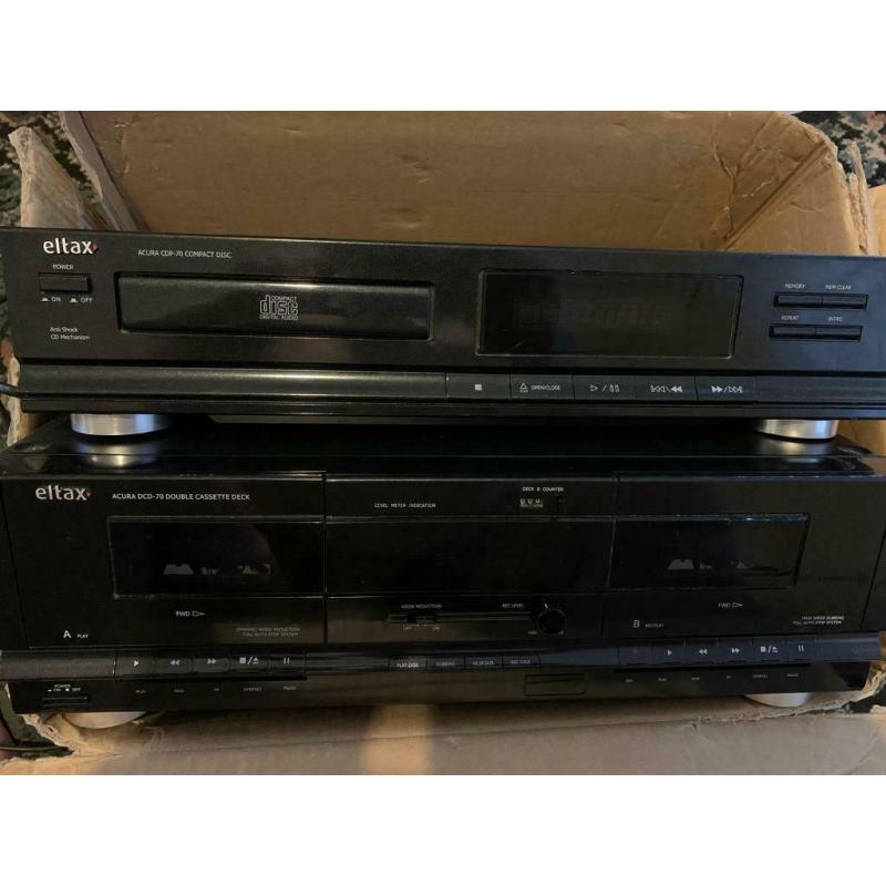 Eltax cd deck eltax double cassette
