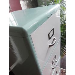 Vintage Mid-Century Art Deco 1950's Milners filing cabinet