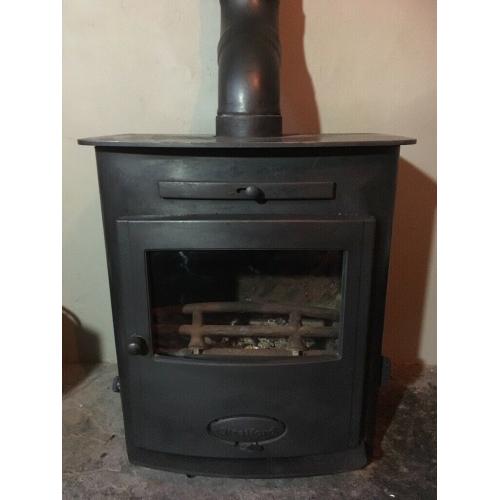 Stratford Multifuel stove with back boiler