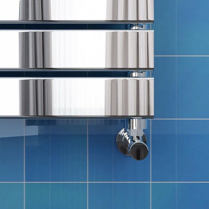 1600x400mm Chrome Flat Panel Ladder Heated Radiator RRP ?310.00 OUR PRICE ONLY ?140.00