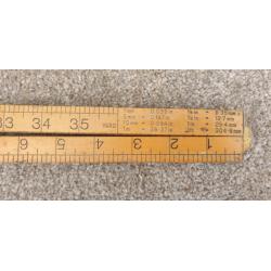 Folding ruler Rabone Chesterman 1m No 1162