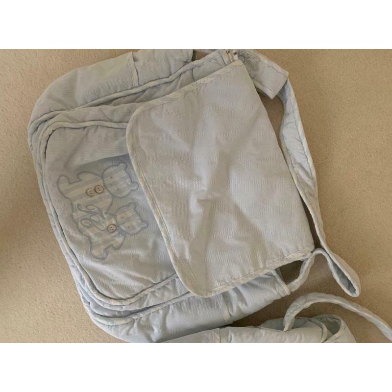 Set of 2 blue maternity / changing bag Tartine & Chocolat