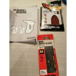 Cordless Multi-tool (Drill / Sander / Jigsaw) - Black & Decker 12v