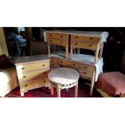 Matching set of bedroom furniture 5 pieces