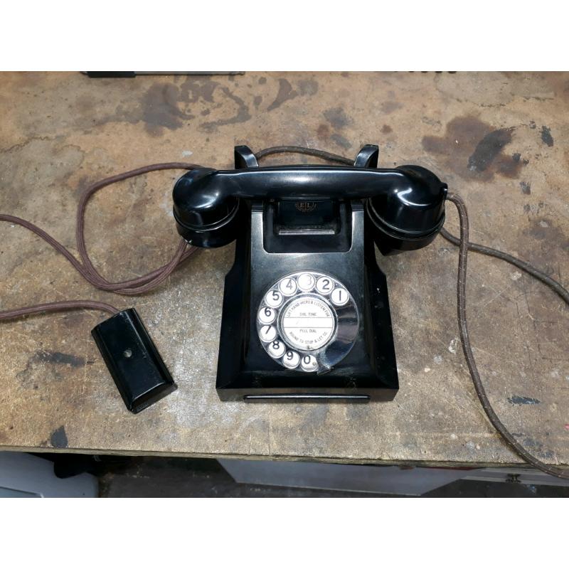 Vintage bakalite phone