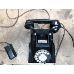 Vintage bakalite phone
