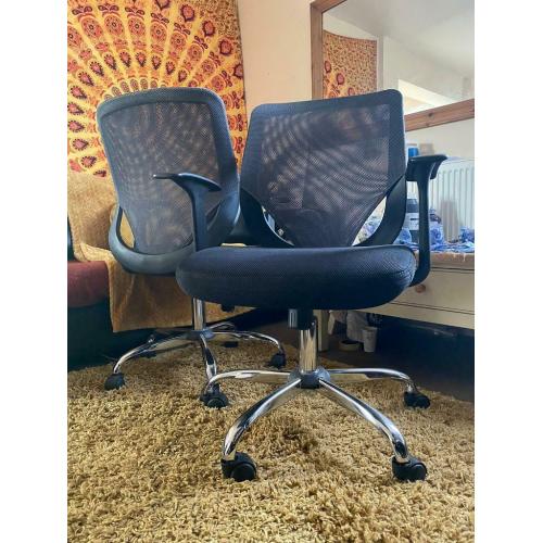 NOVO Ergonomic Mesh Back Office Desk Swivel Study Chair Chrome Base RRP ?110