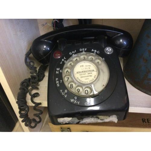 Old Bakelite telephone