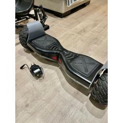 All terrain hoverboard with cart