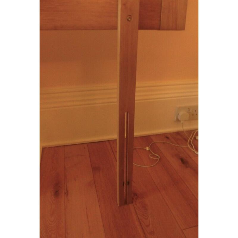 Dunelm wooden headboard honey oak - large double - 55inches wide -