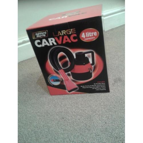 Brand New Large CarVac 4litre capacity