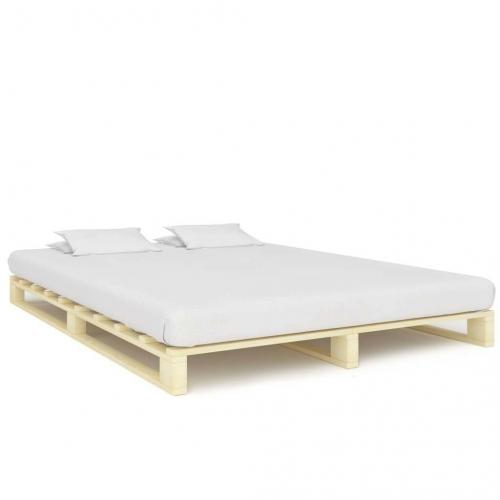 Pallet Bed Frame Solid Pine Wood 180x200 cm 6FT Super King-285239