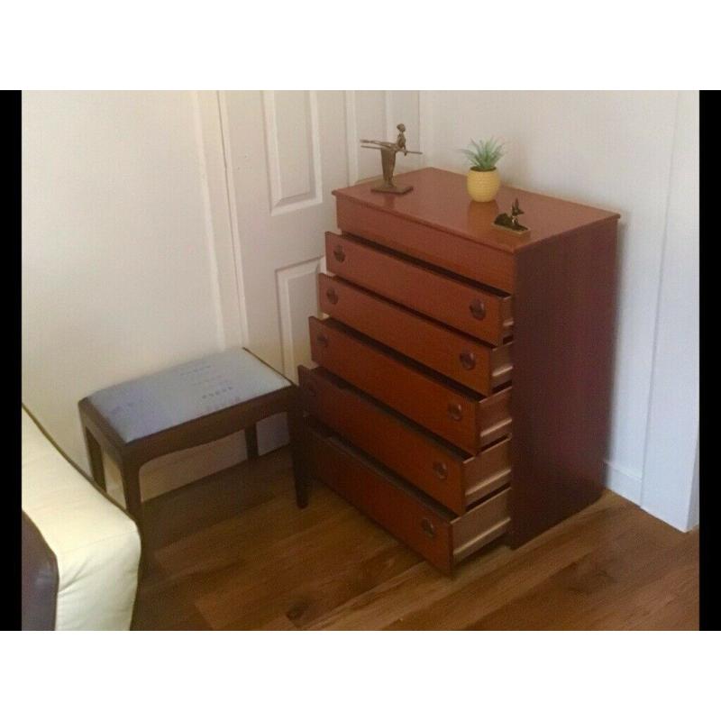DRESSING CHEST OF DRAWERS ?-(optional stool)
