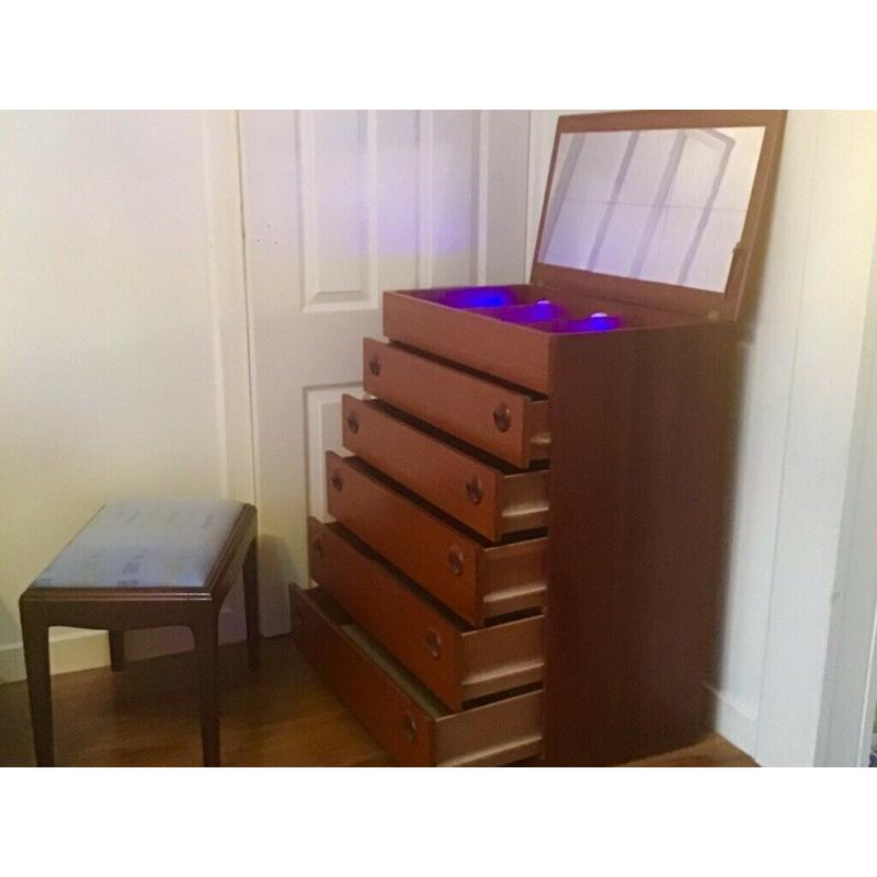 DRESSING CHEST OF DRAWERS ?-(optional stool)