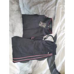 Kids tracksuits Age 7-8 zip pockets