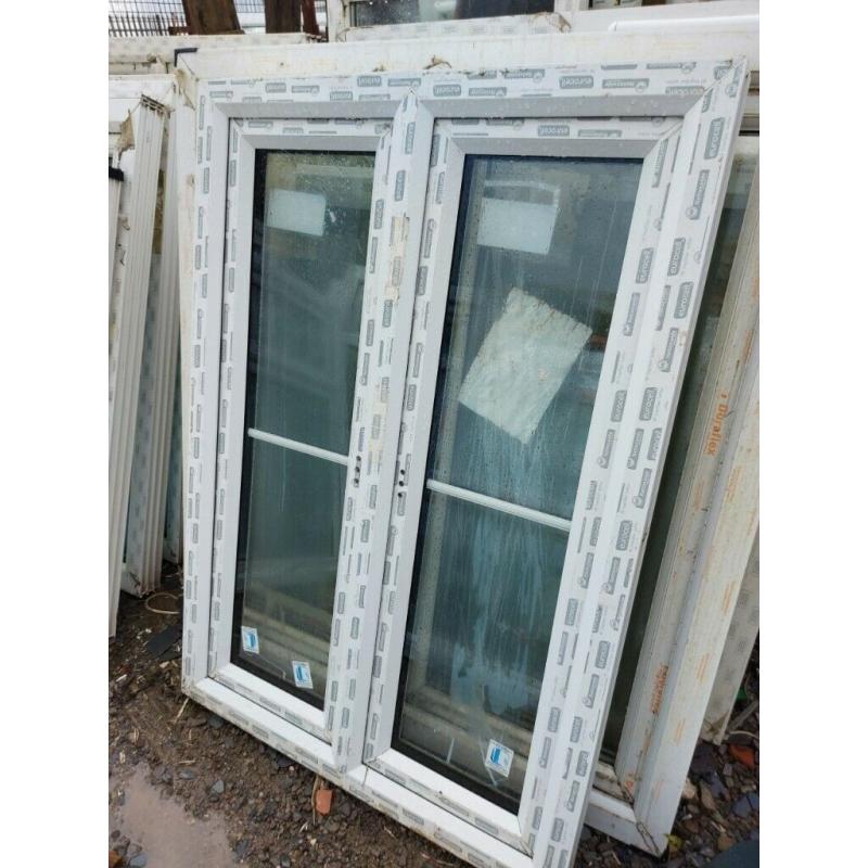 New UPVC Double Glazed Georgian White Window 900mm W x 1280mm H