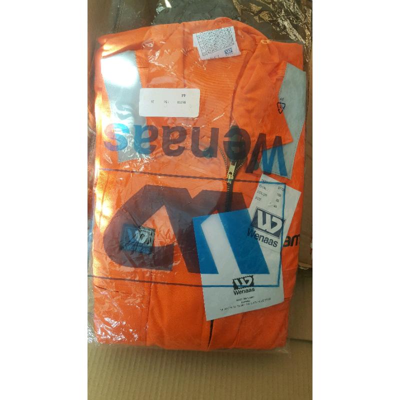NEW wenaas ambassador hi vis overalls boilersuit zipped FR 81750 refl