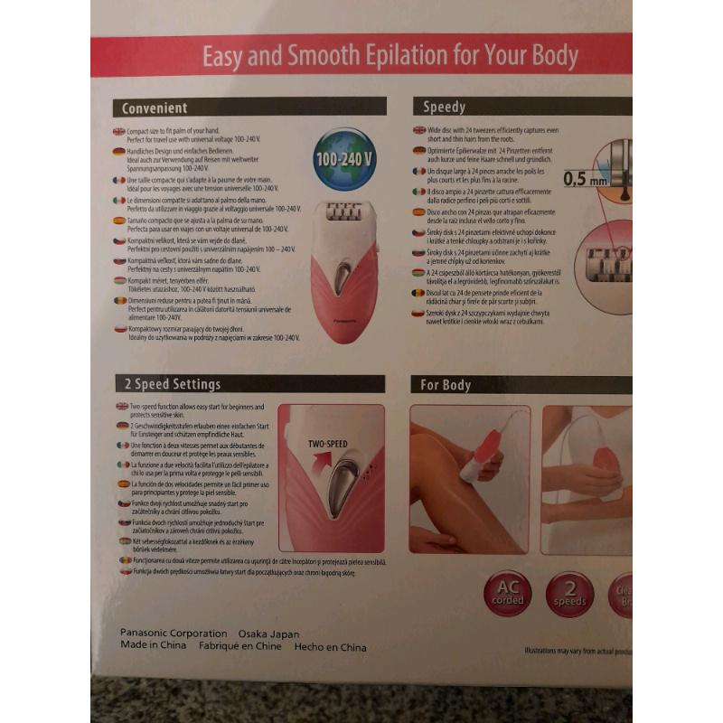 Panasonic es-ws14 women's epilator