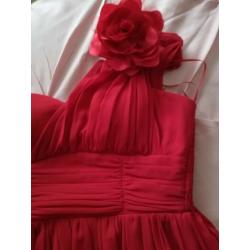 Red bridesmaid or party dress size 12