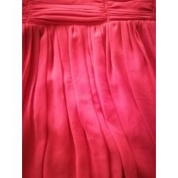 Red bridesmaid or party dress size 12