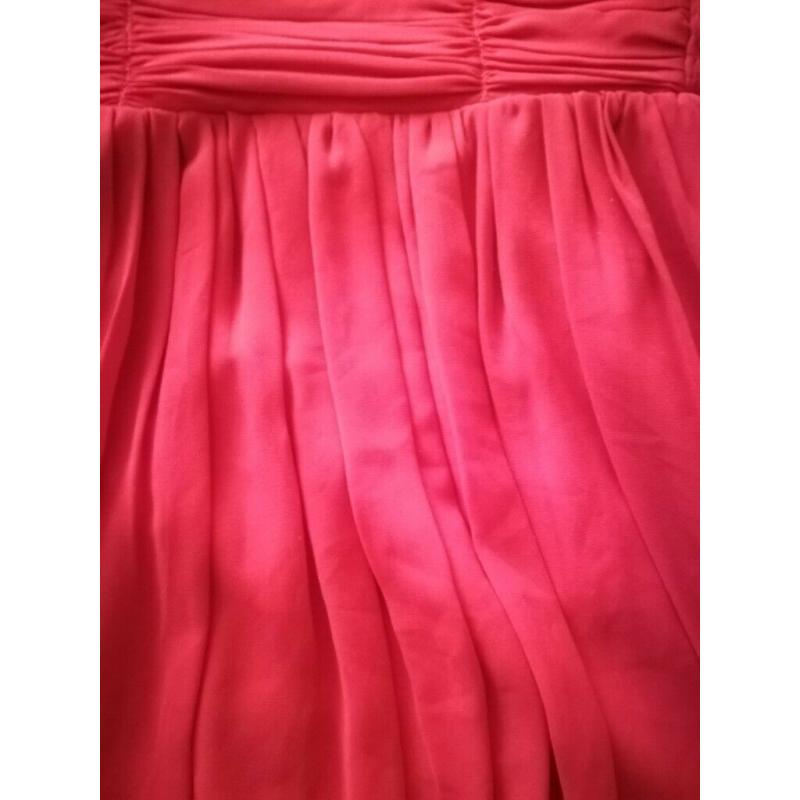 Red bridesmaid or party dress size 12