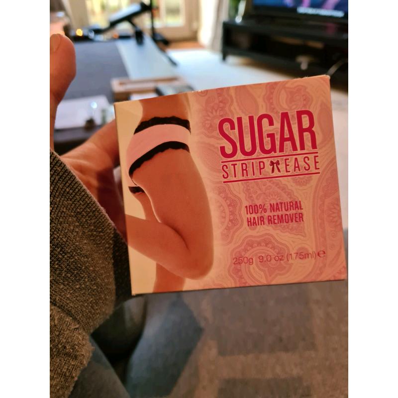 Sugar stripe hair removal