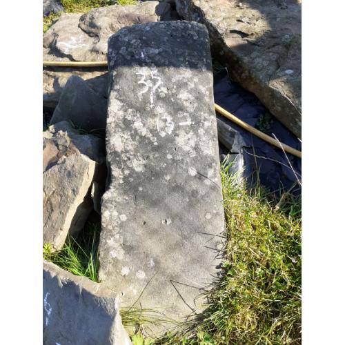 Large stone slabs