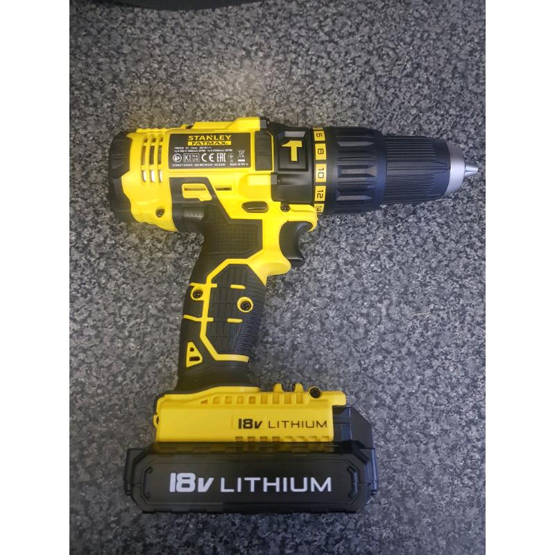Stanley fatmax hammer drill and impact driver
