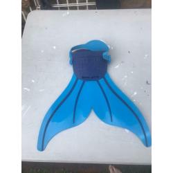 Mermaid fin and tail costume