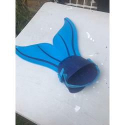 Mermaid fin and tail costume