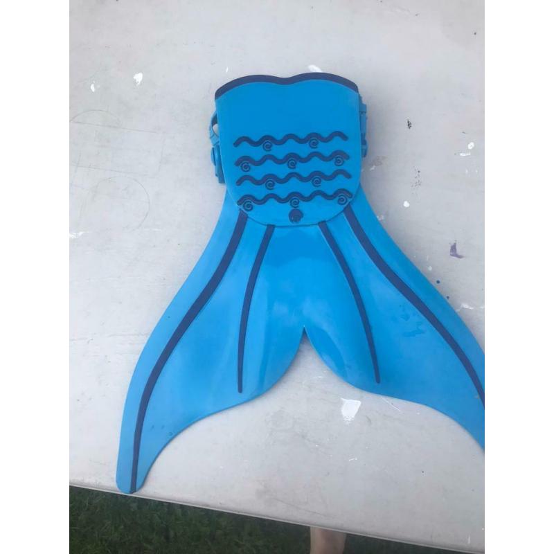 Mermaid fin and tail costume