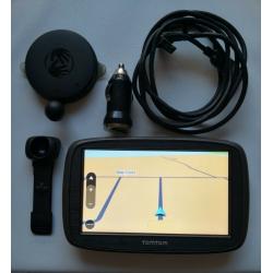 TomTom GO 50 GPS Sat Nav - UK + West Europe Lifetime Map, Traffic via Smartphone