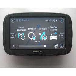 TomTom GO 50 GPS Sat Nav - UK + West Europe Lifetime Map, Traffic via Smartphone