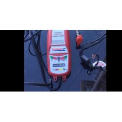 Quads/Motorcycles/Scooter/Caravan batteries.(.OPTIMATE 3+ with Croc clips..& Permanent bike lead