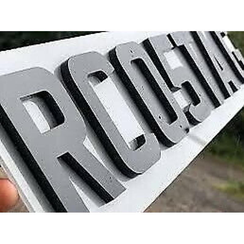 3D DOMED GEL, 4D RAISED NUMBER PLATE SET & CAR SHOW PLATES