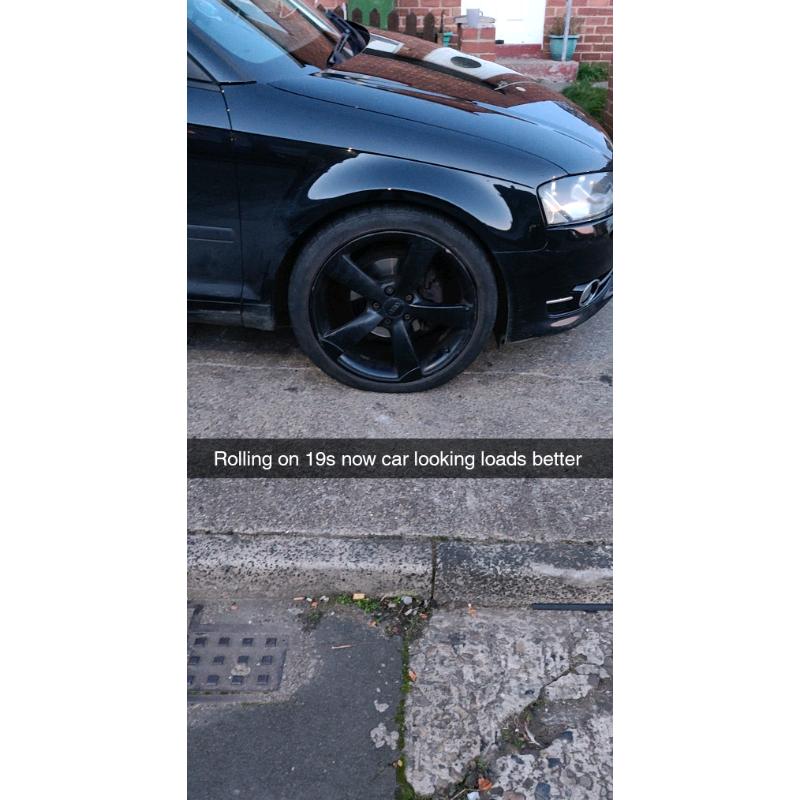19" Audi rotors swaps