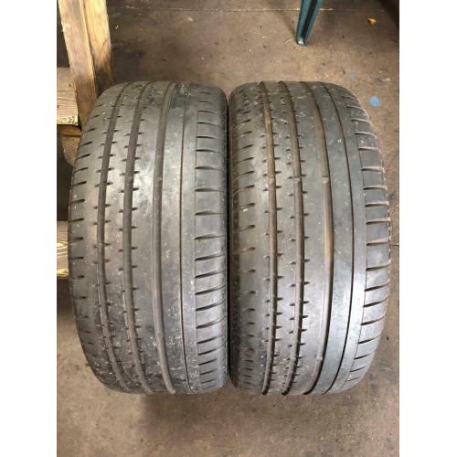 2 Tyres 255 40 ZR19 Continental SportContact 2 Between 5mm-6mm
