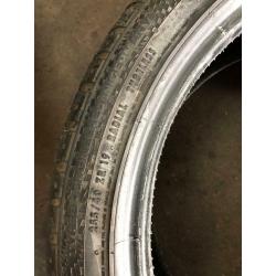 2 Tyres 255 40 ZR19 Continental SportContact 2 Between 5mm-6mm
