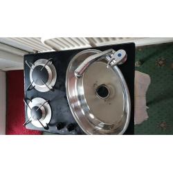 Sink and cooker combo