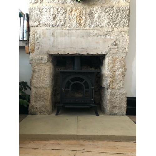FIREGLOW 5 CAST IRON WOODBURNING MULTIFUEL STOVE 10KW HIGH EFFICIENCY
