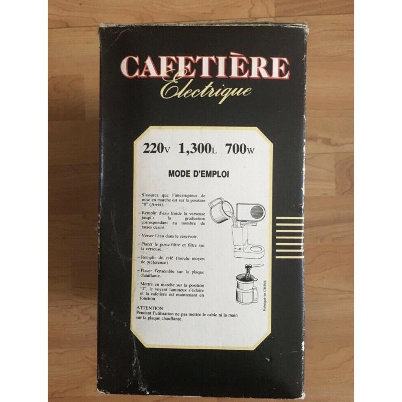 Filter less coffee machine