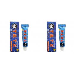 2 TKTX 39.9% BLUE Numbing Tattoo Body Anesthetic Fast Skin Numb Cream Semi Permanent