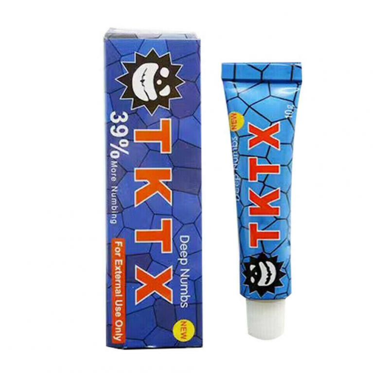 2 TKTX 39.9% BLUE Numbing Tattoo Body Anesthetic Fast Skin Numb Cream Semi Permanent